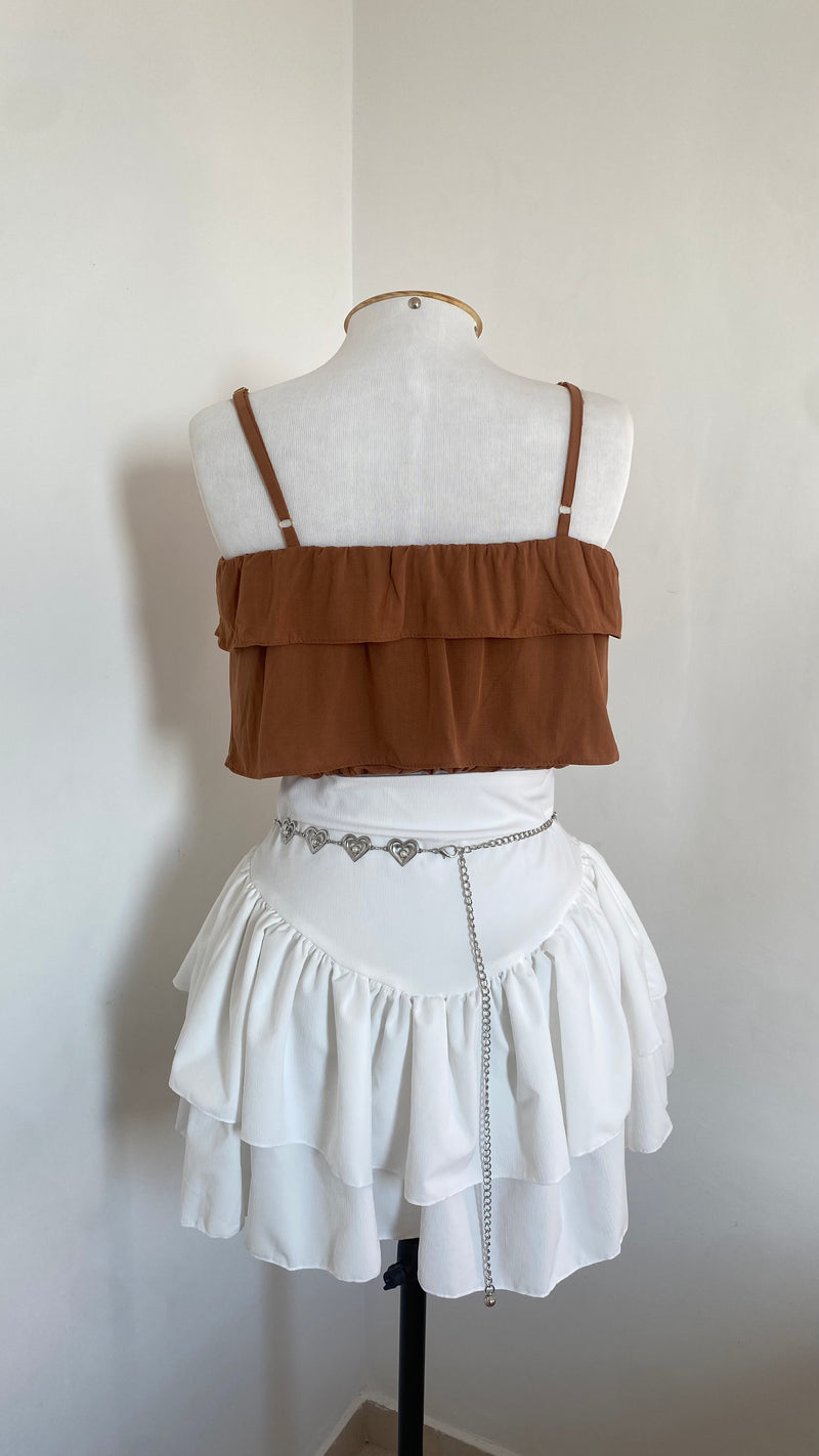 Top Cropped Babado