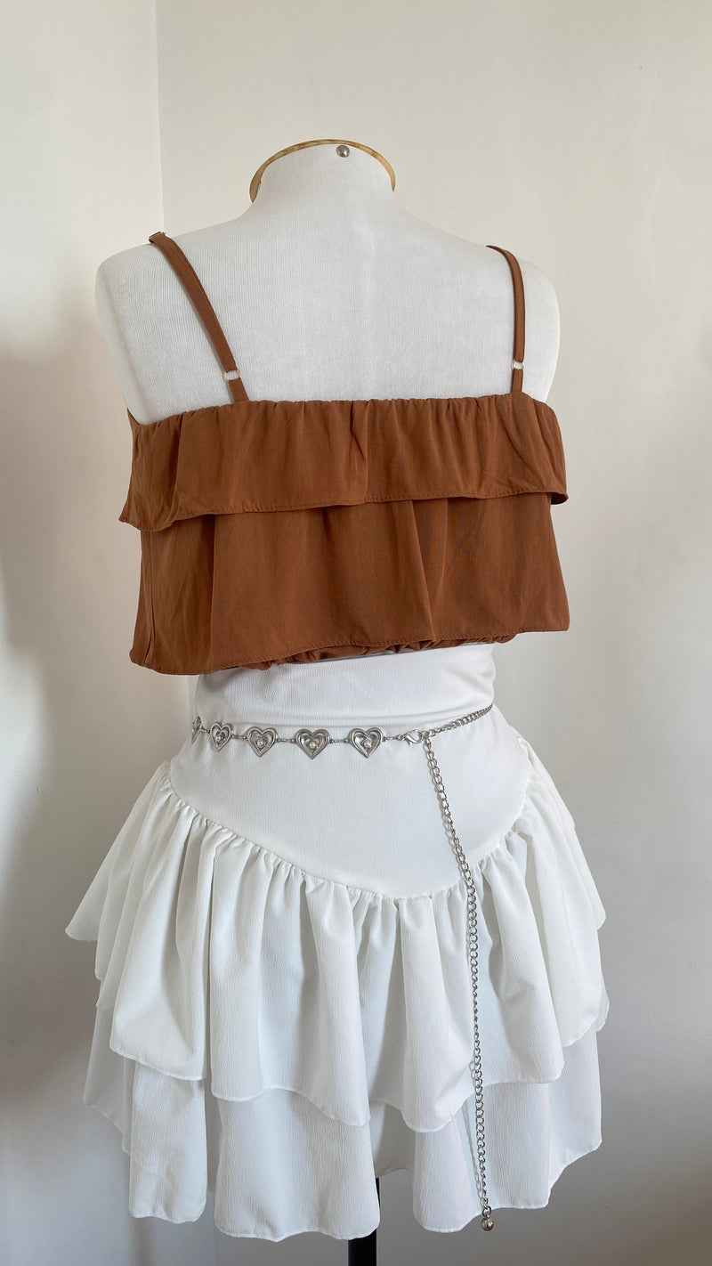 Top Cropped Babado