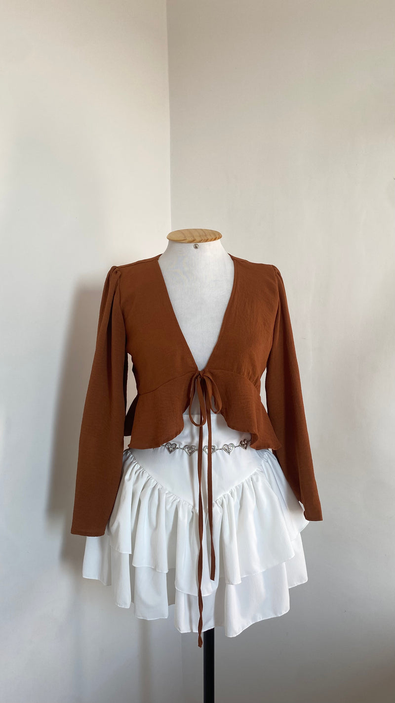 Bata Boho Chic Manga Longa