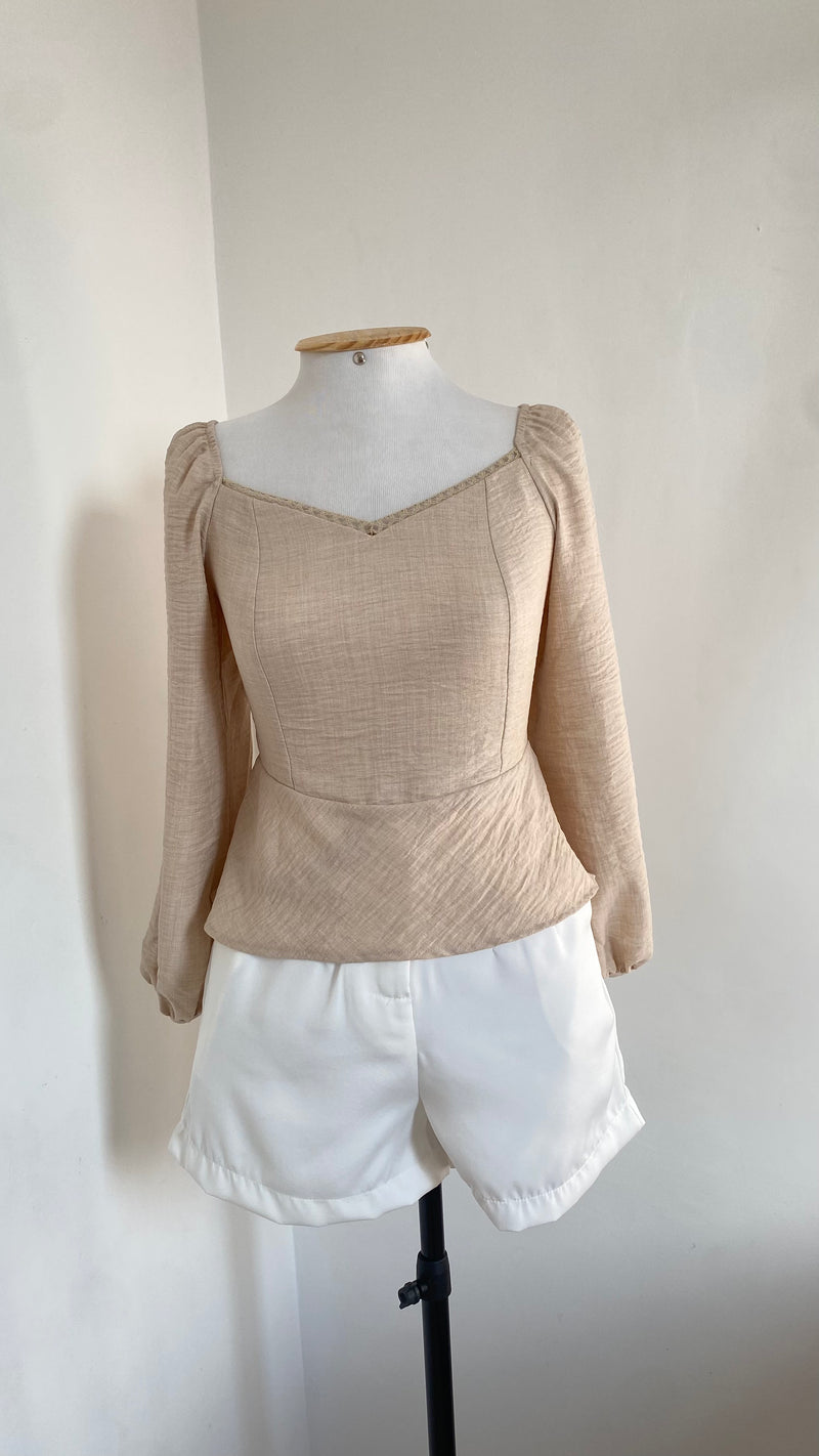 Blusa Manga Longa Bata