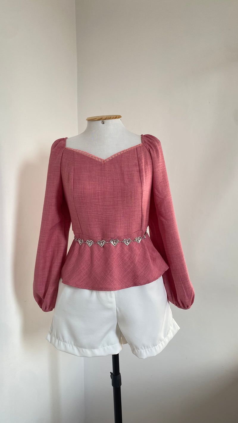 Blusa Manga Longa Bata
