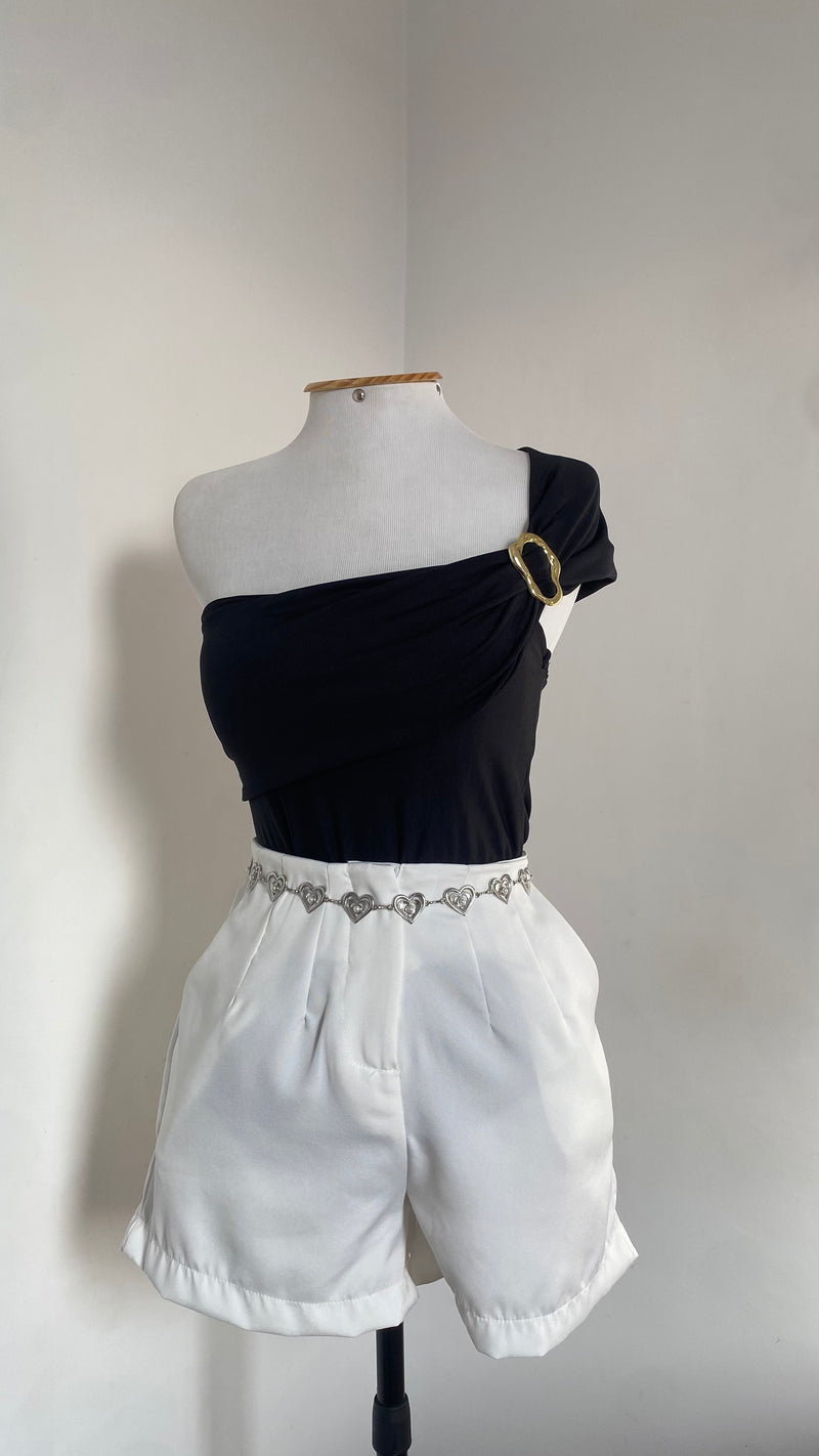 Short Alfaiataria Branco