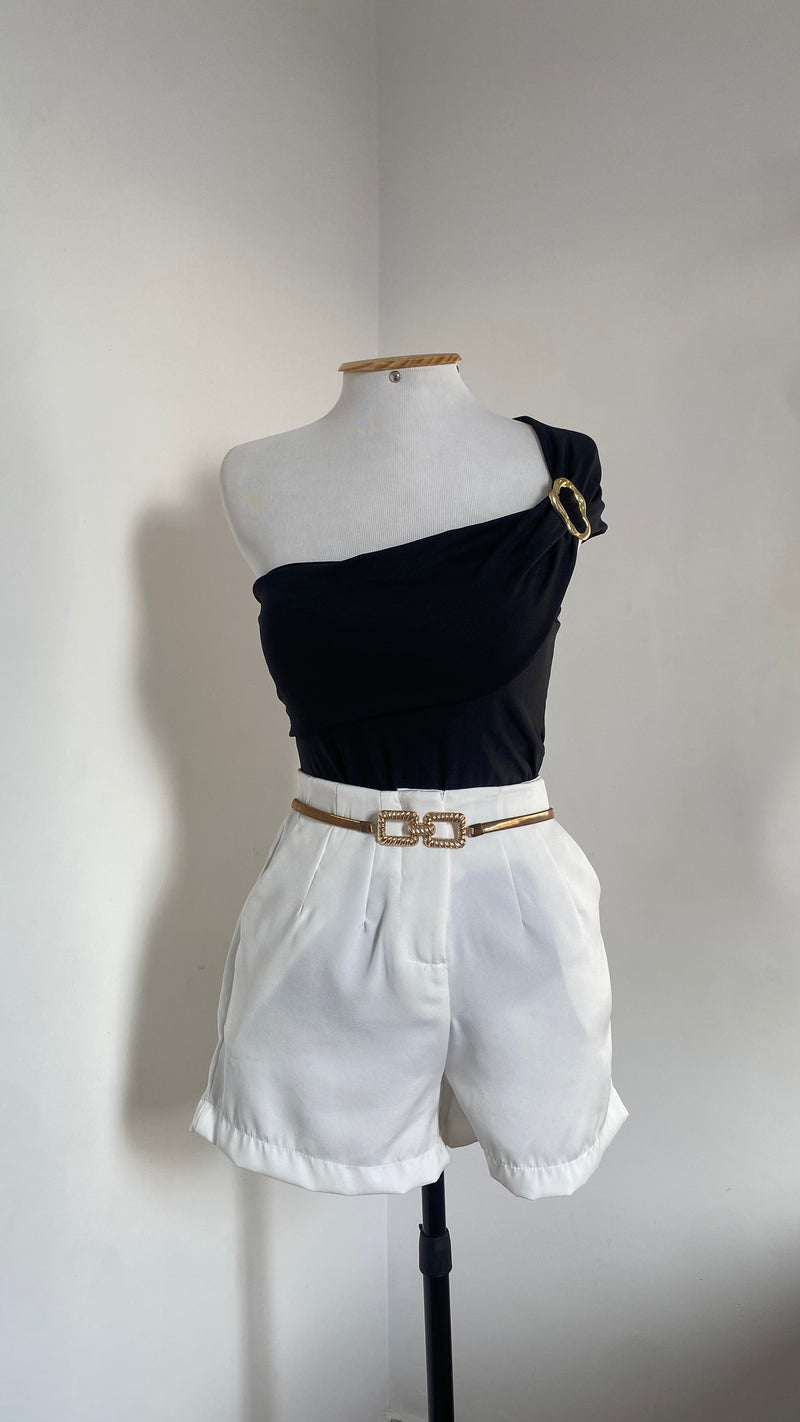 Short Alfaiataria Branco