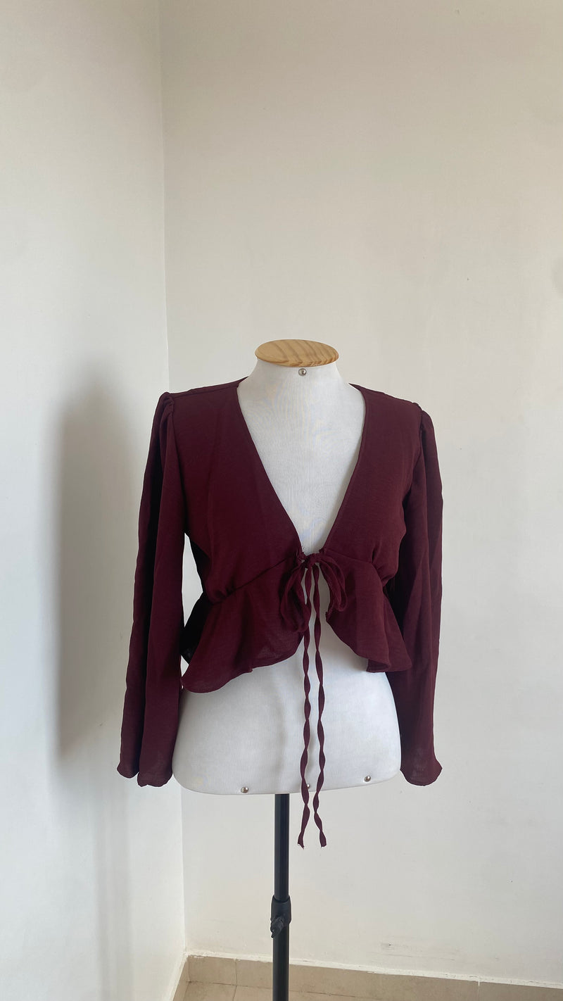 Bata Boho Chic Manga Longa